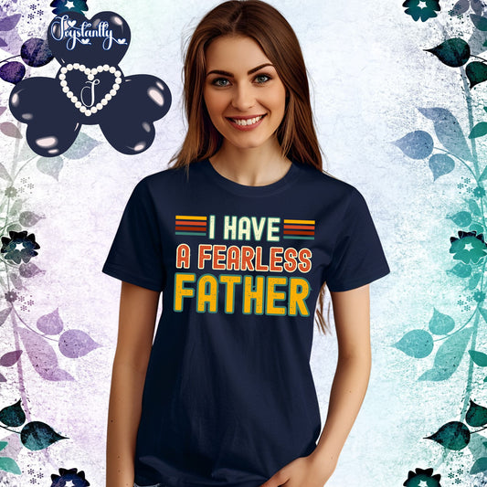 Navy Blue Shirt. Perfect Shirt To Honor Daring Dads.