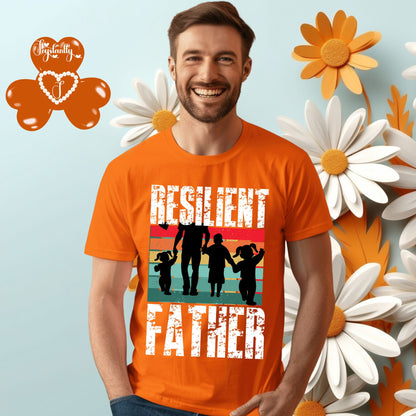 Orange Shirt. Perfect Shirt For Strong Dads.