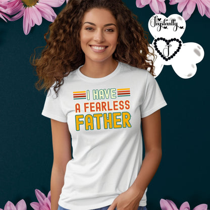 White Shirt. Perfect Shirt To Honor Daring Dads.