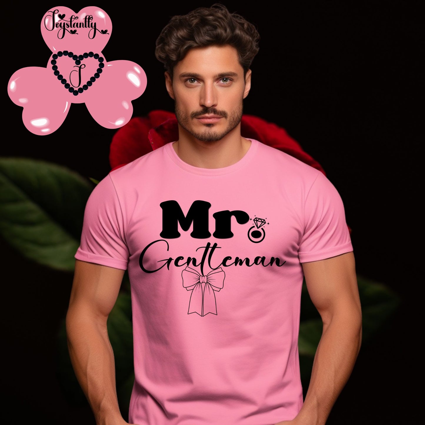 Azalea Pink T-shirt. Happy Husband T-shirt
