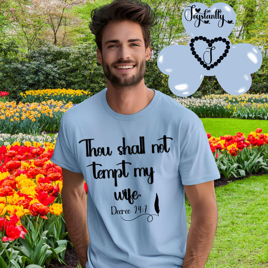 Baby Blue Shirt. Funny Shirt For Newlyweds 