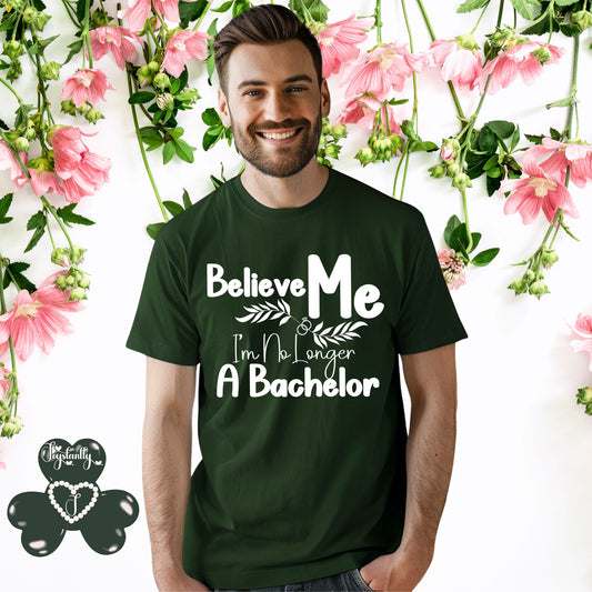 Funny Bachelor's Party Forest Green T-shirt