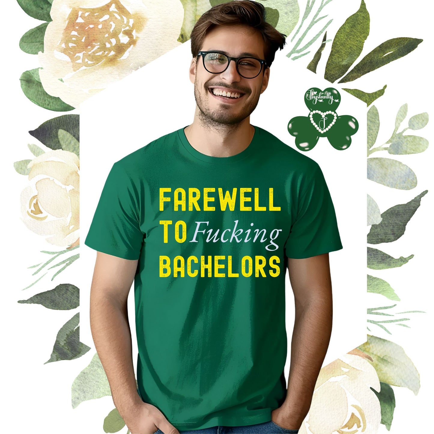 Funny Bachelors Party Kelly Green T-shirt