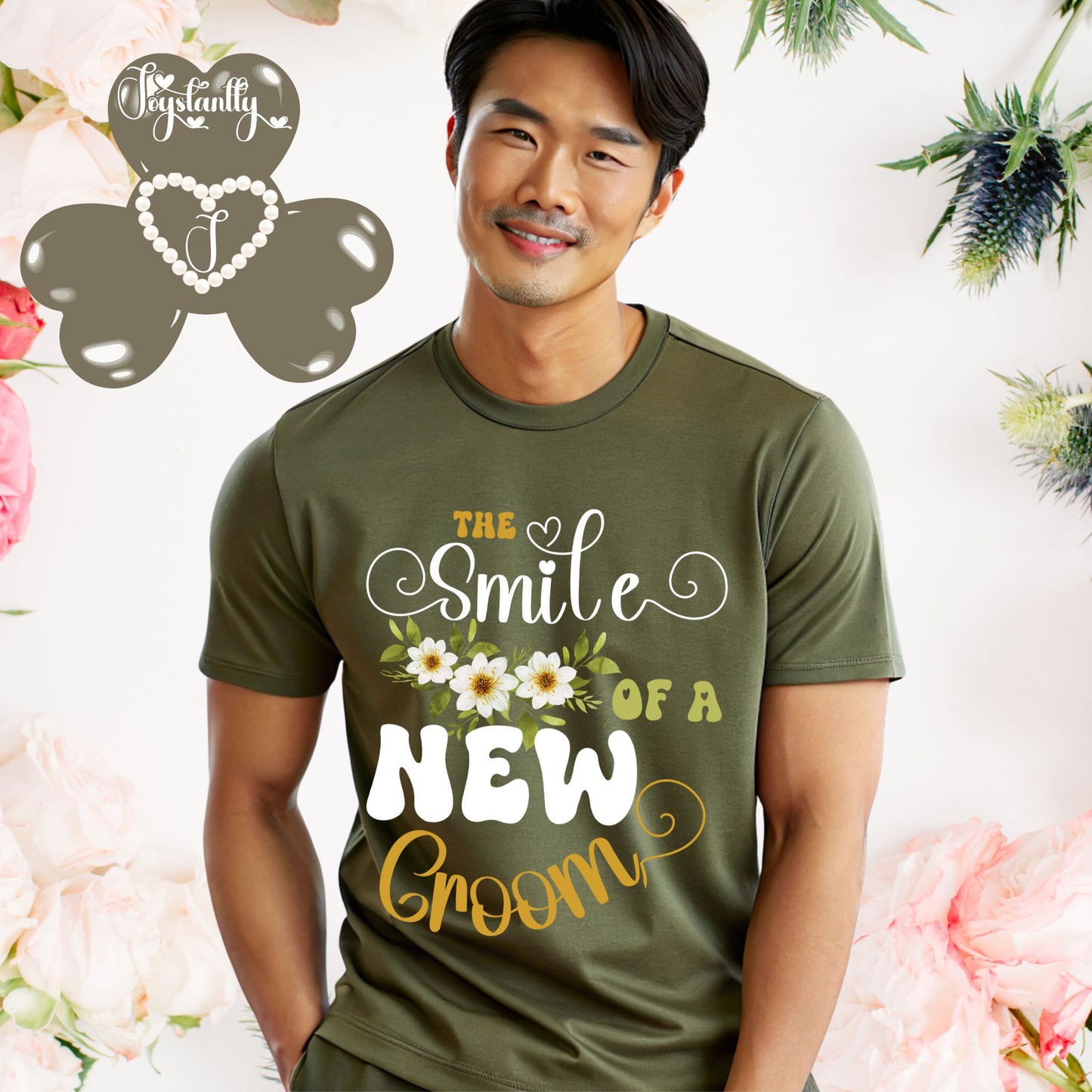 Bachelor's Party Shirt. Military Green Tee.