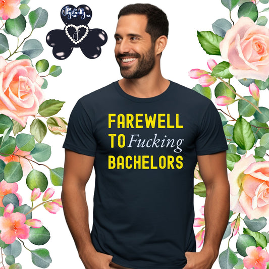 Funny Bachelors Party Navy Blue T-shirt