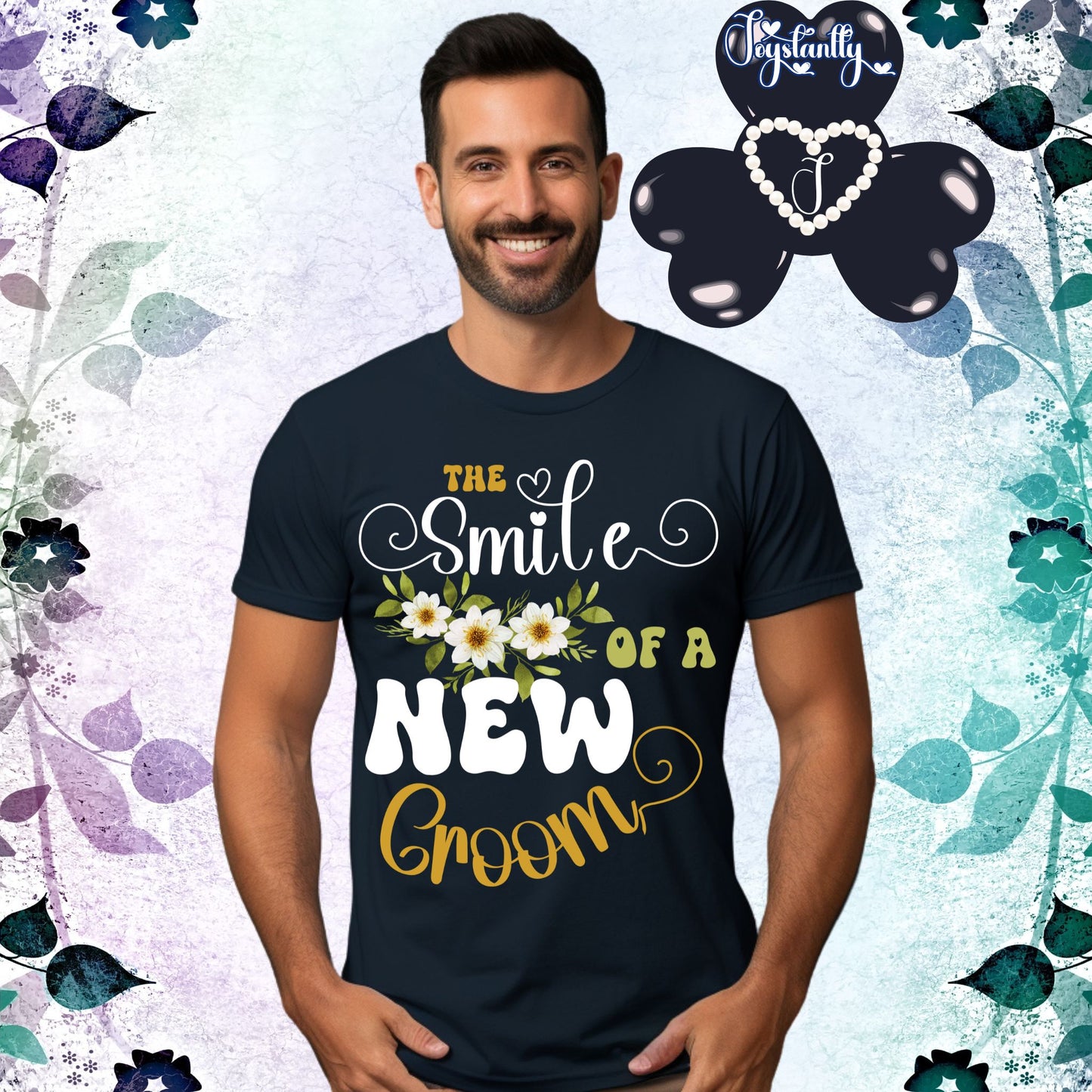 Bachelor's Party Shirt. Navy Blue Tee.