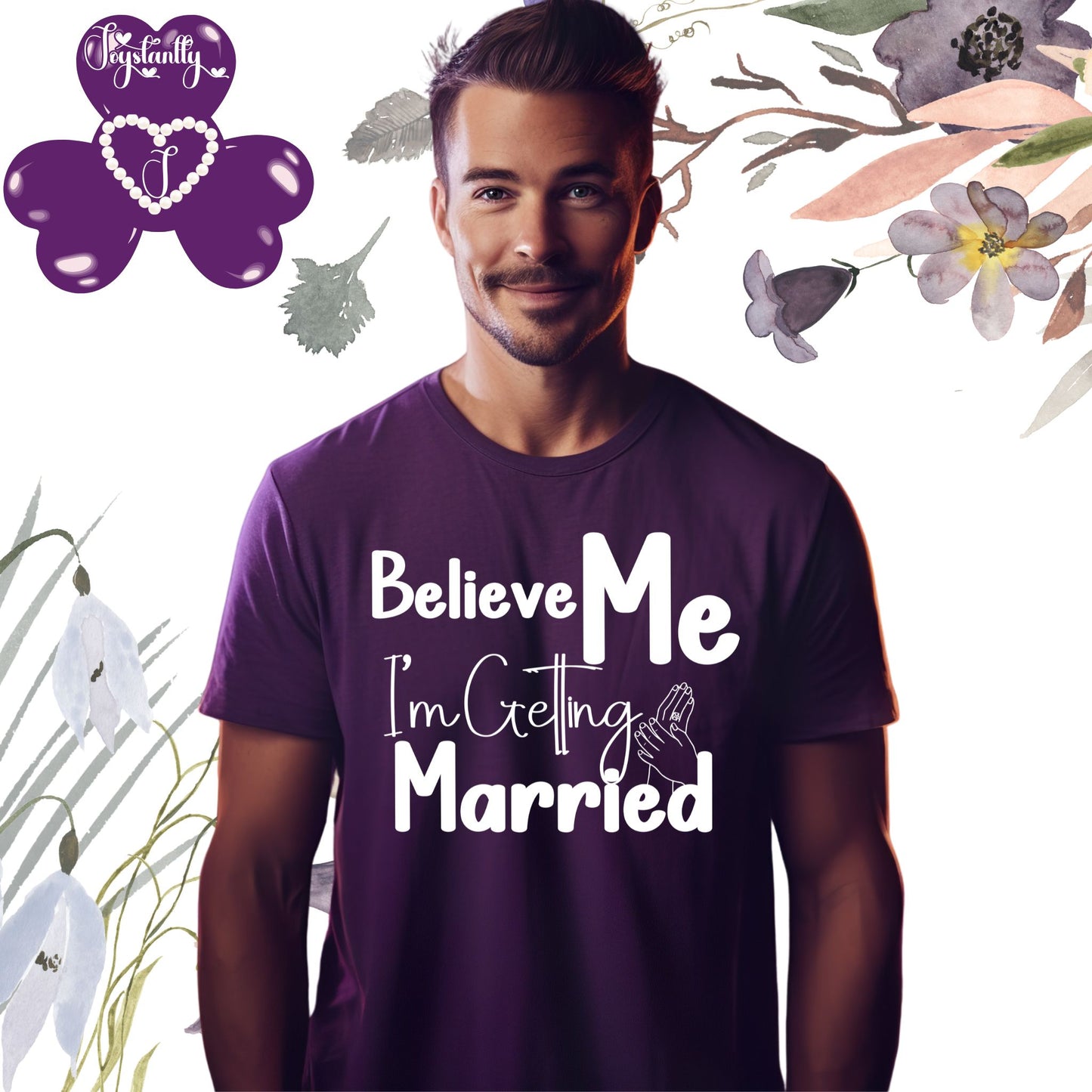 Bachelor's Party Purple T-shirt