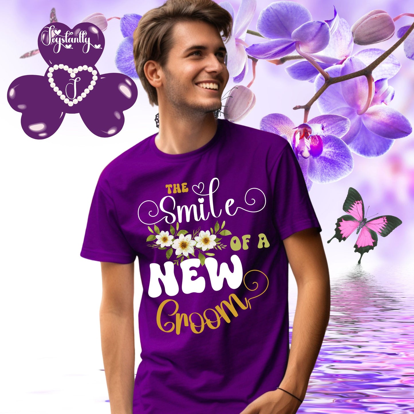Bachelor's Party Shirt. Purple Tee.