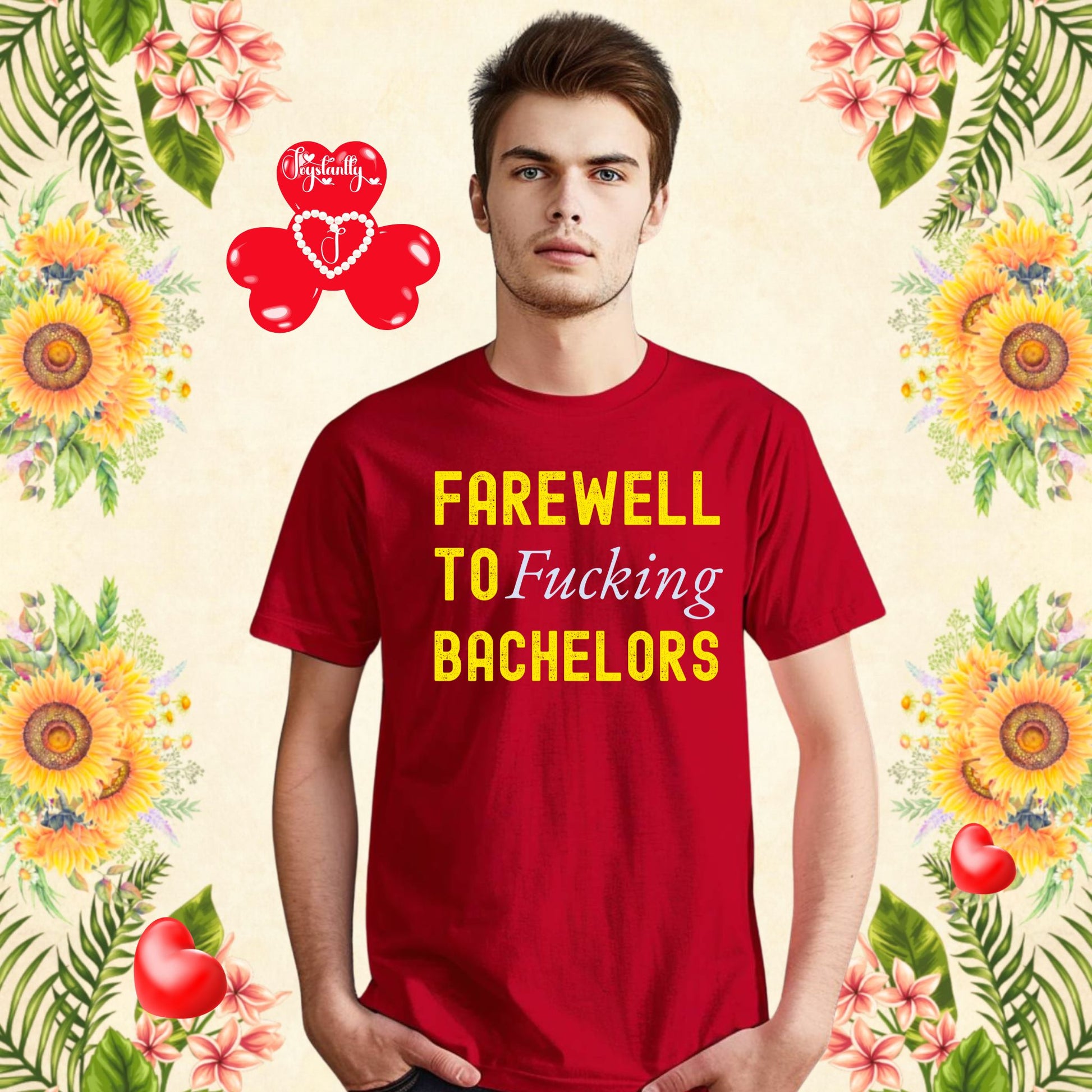 Funny Bachelors Party Red T-shirt