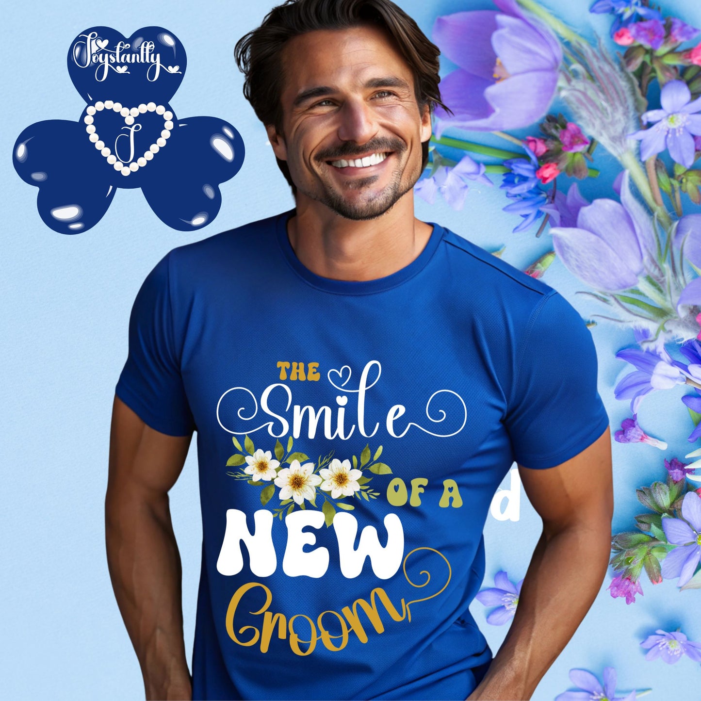 Bachelor's Party Shirt. Royal Blue Tee.