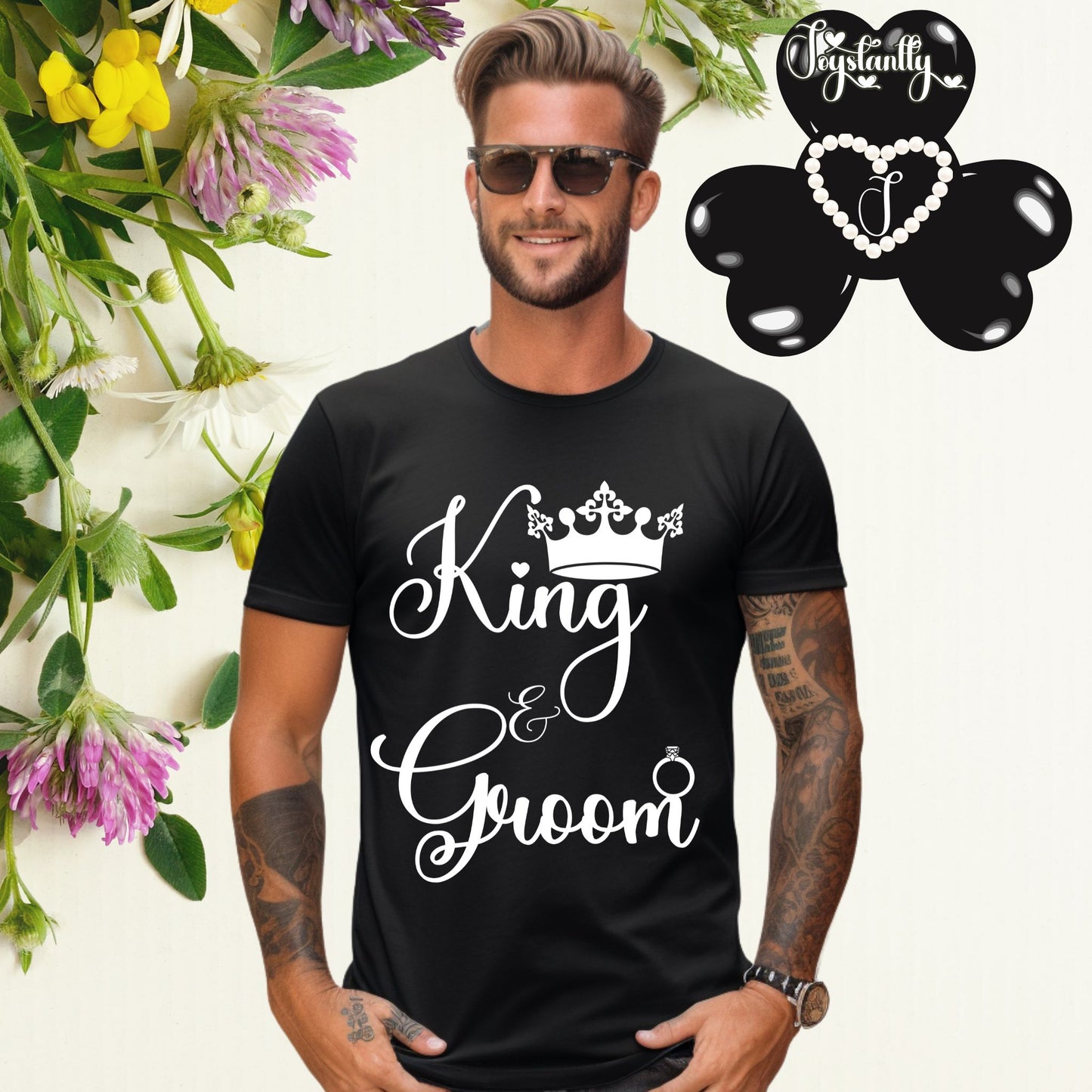 Bachelor's Party Shirt. Black Tee.