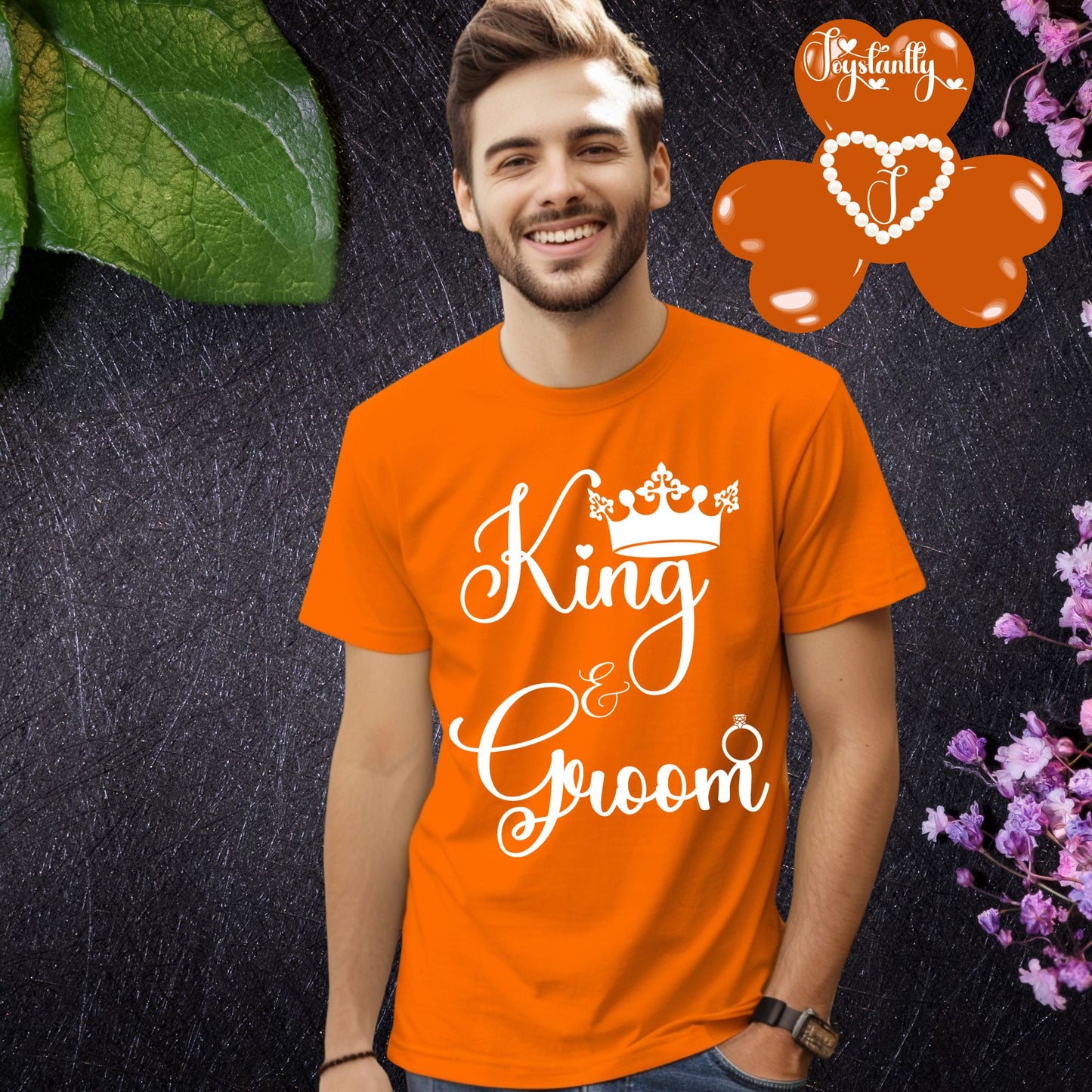 Bachelor's Party Shirt. Orange Tee.