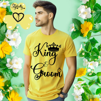 Bachelor's Party Shirt. Yellow Tee.