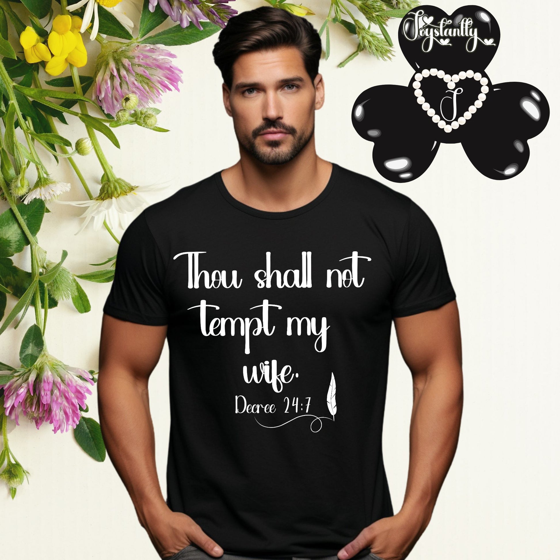 Black Shirt. Funny Shirt For Newlyweds 