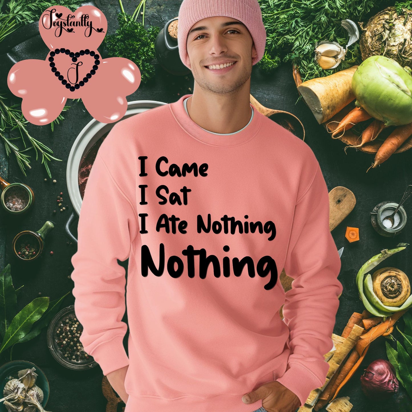 Funny Bachelor's Party Light Pink Sweatshirt