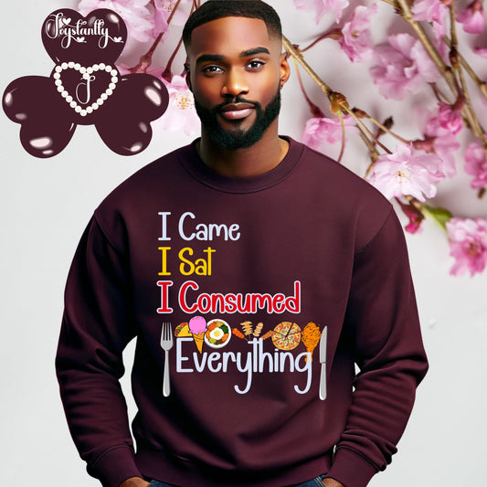 Funny Bachelor's Party Maroon Sweatshirt