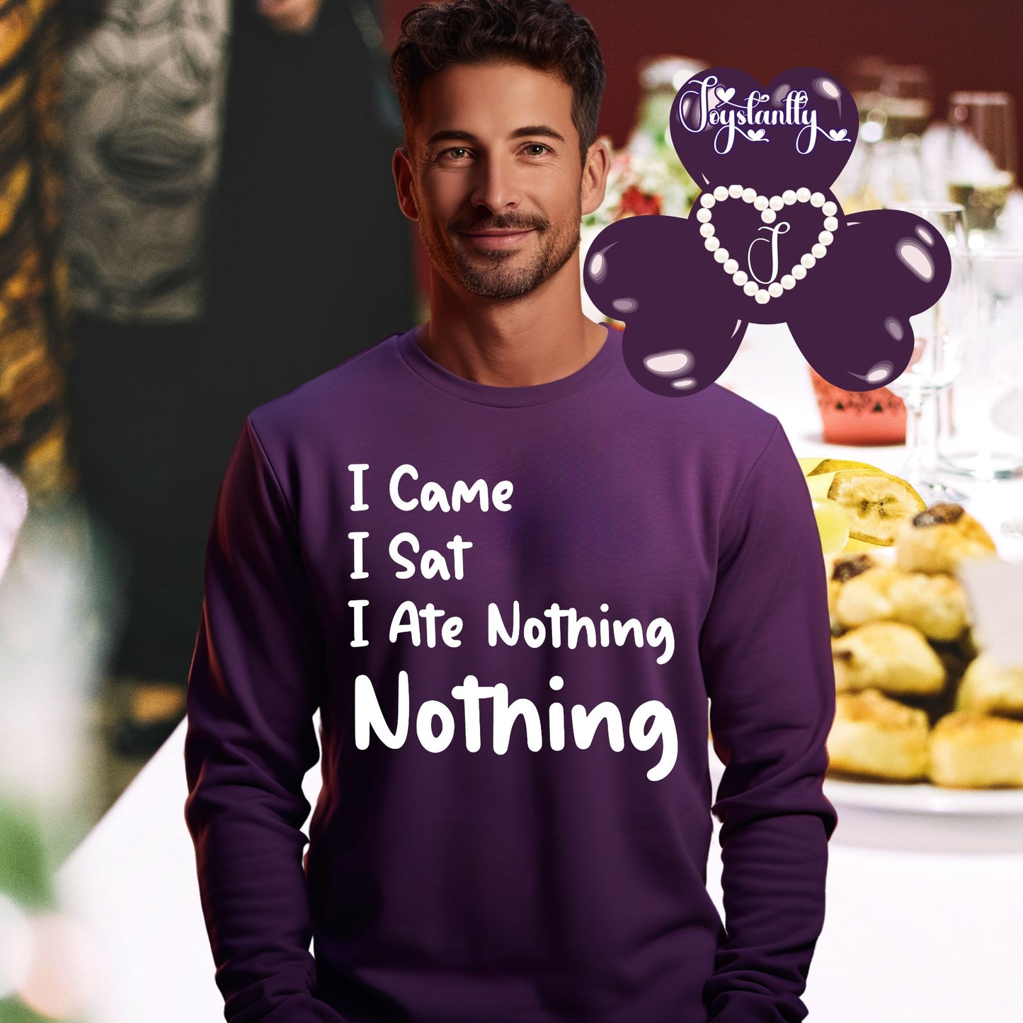 Funny Bachelor's Party Purple Sweatshirt