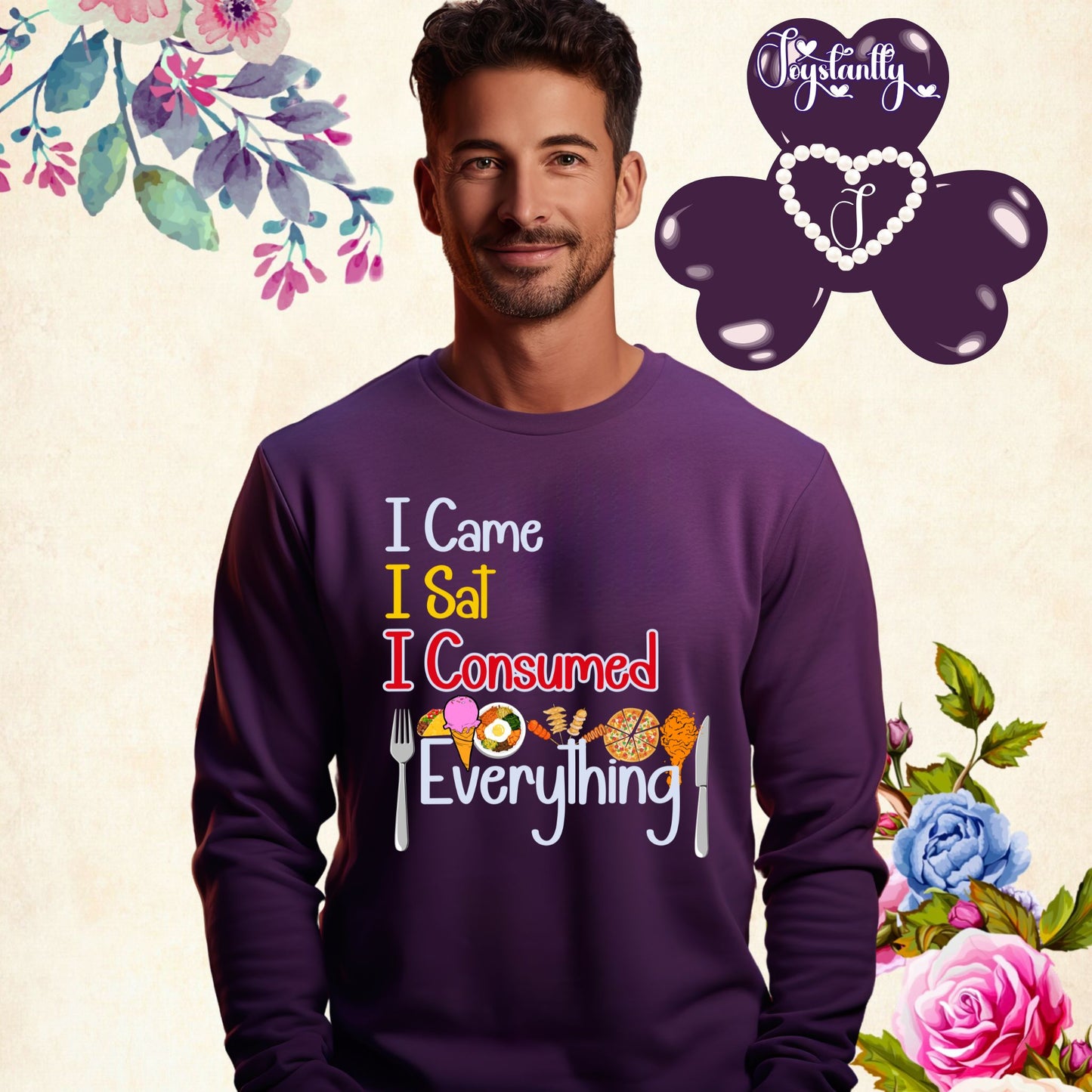 Funny Bachelor's Party Purple Sweatshirt