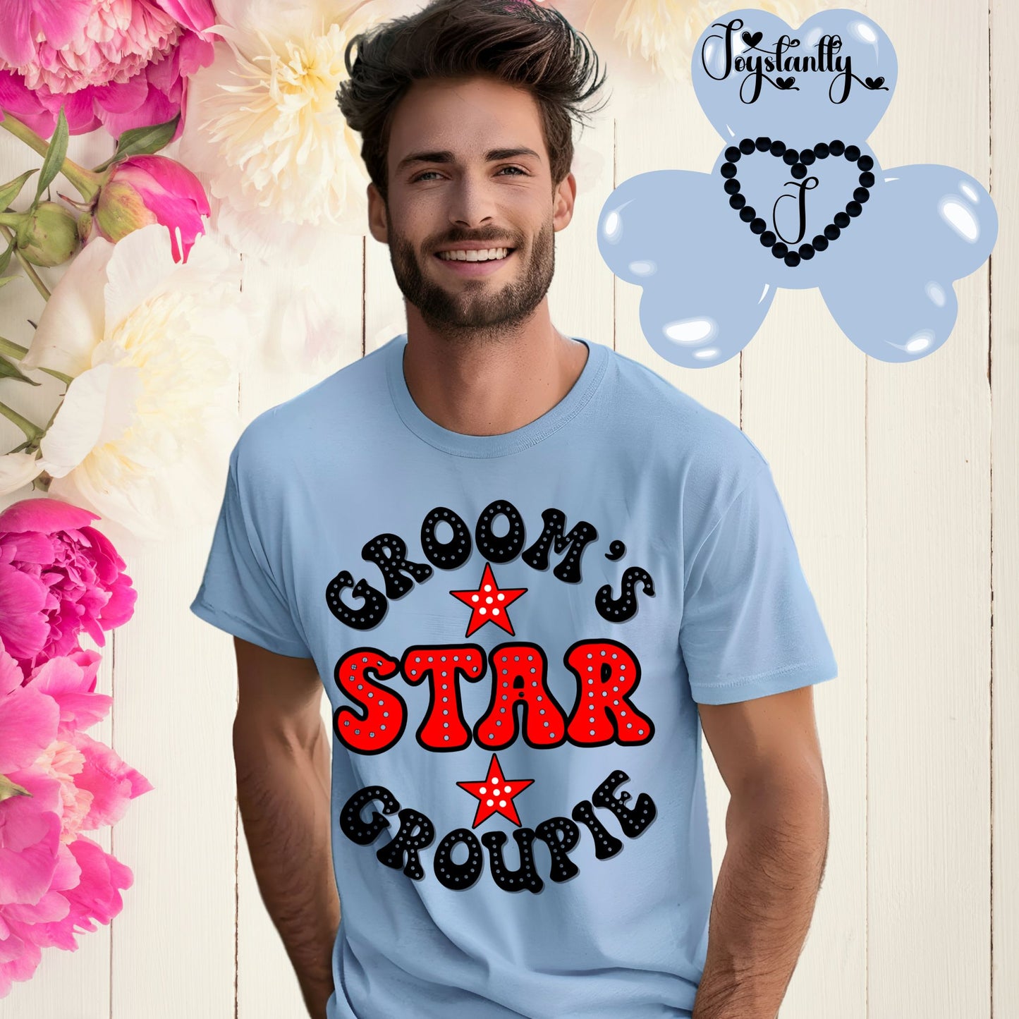Baby Blue Tee. Funny Bachelor Party Shirt.