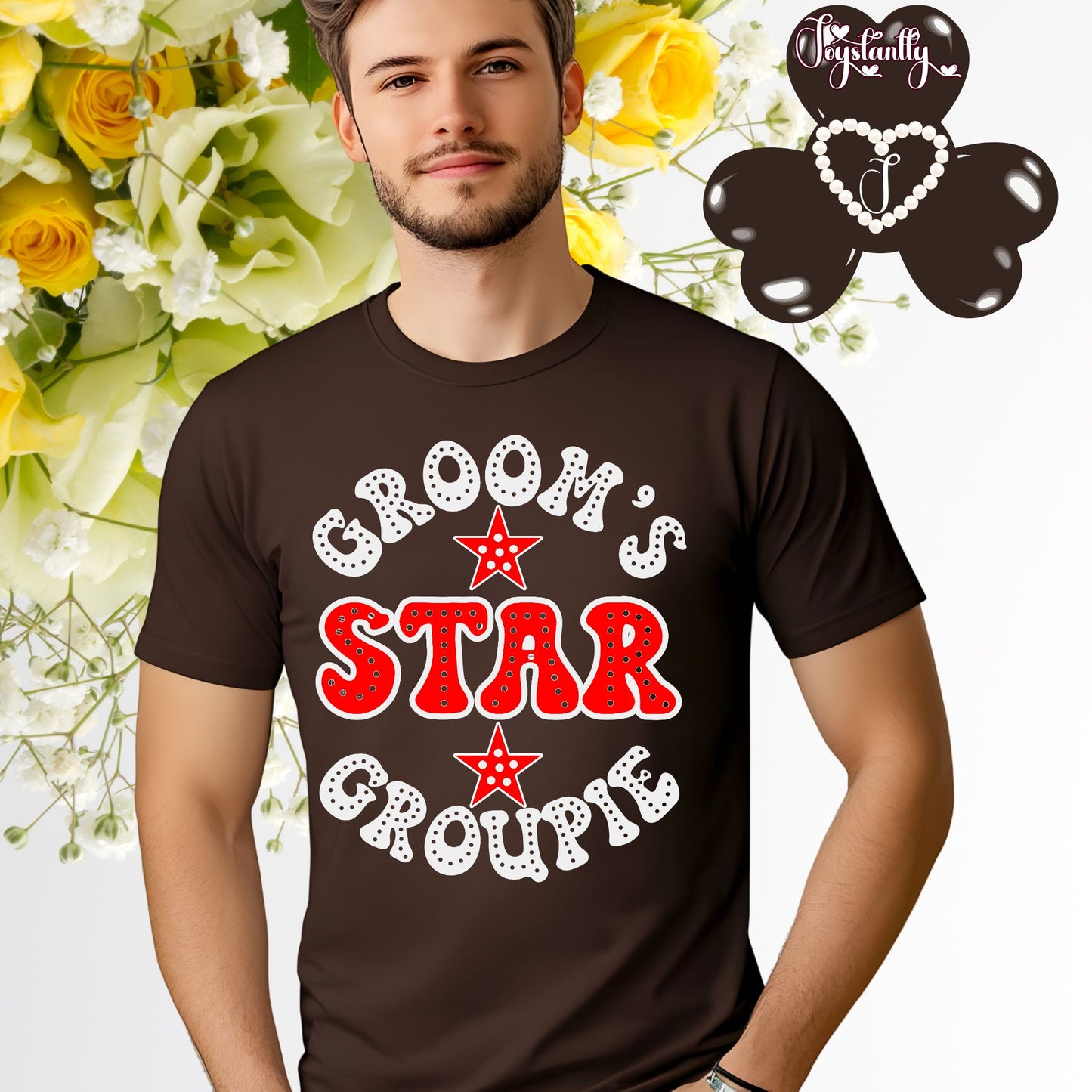 Brown Tee. Funny Bachelor Party Shirt.