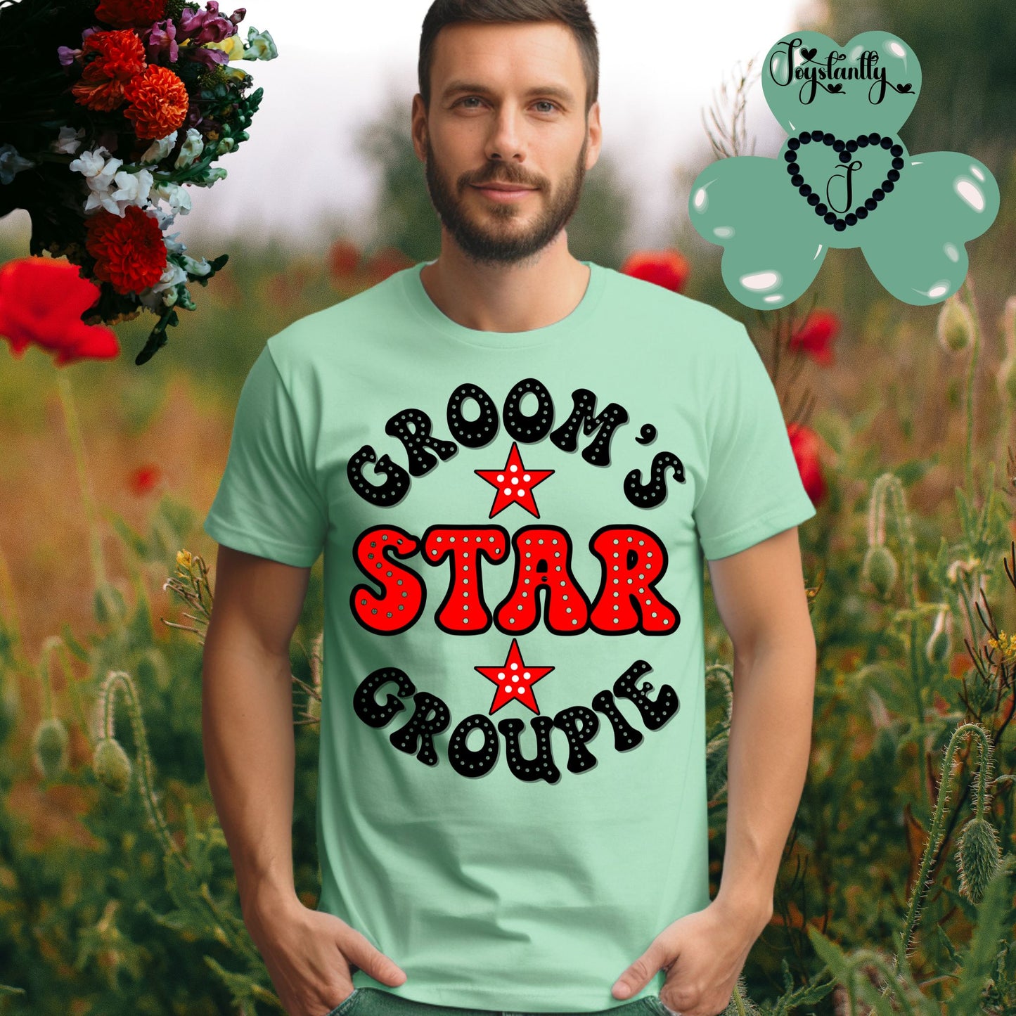 Heather Mint Tee. Funny Bachelor Party Shirt.