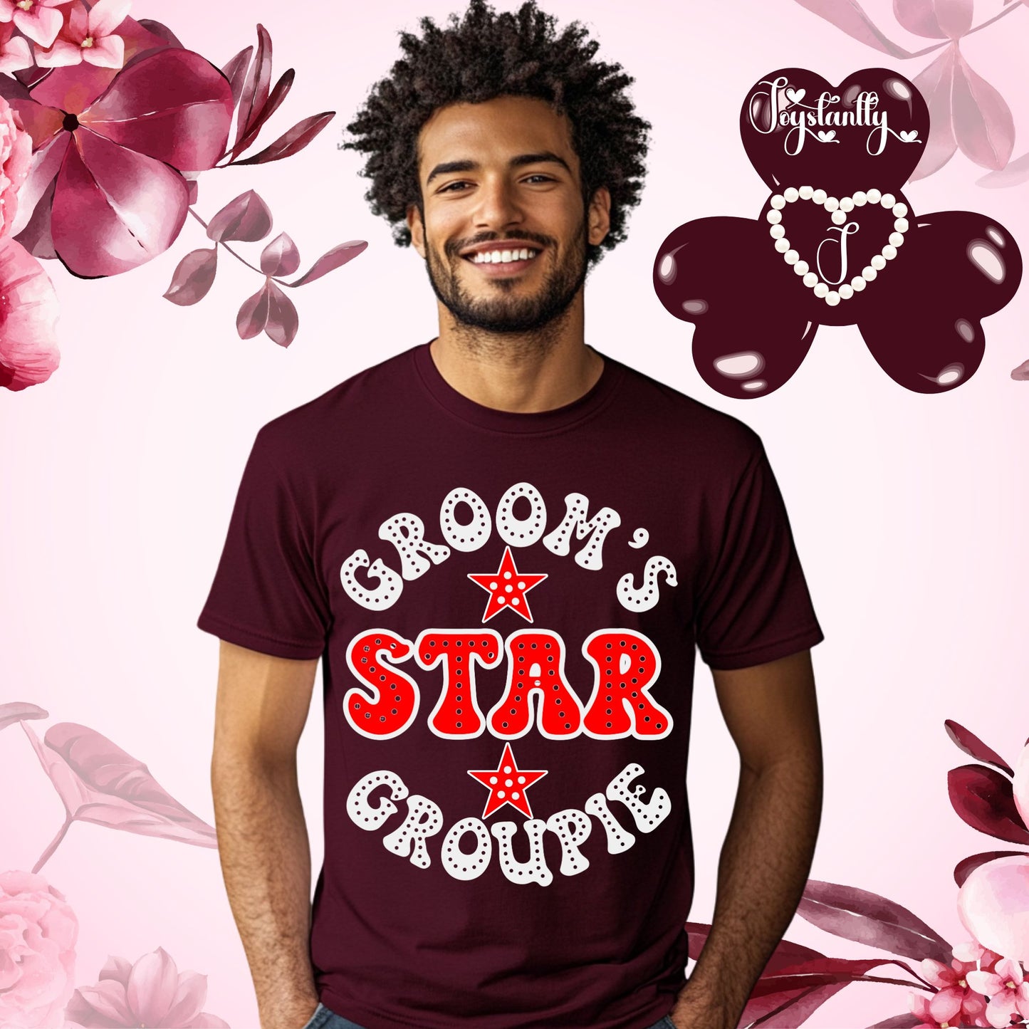 Maroon Tee. Funny Bachelor Party Shirt.