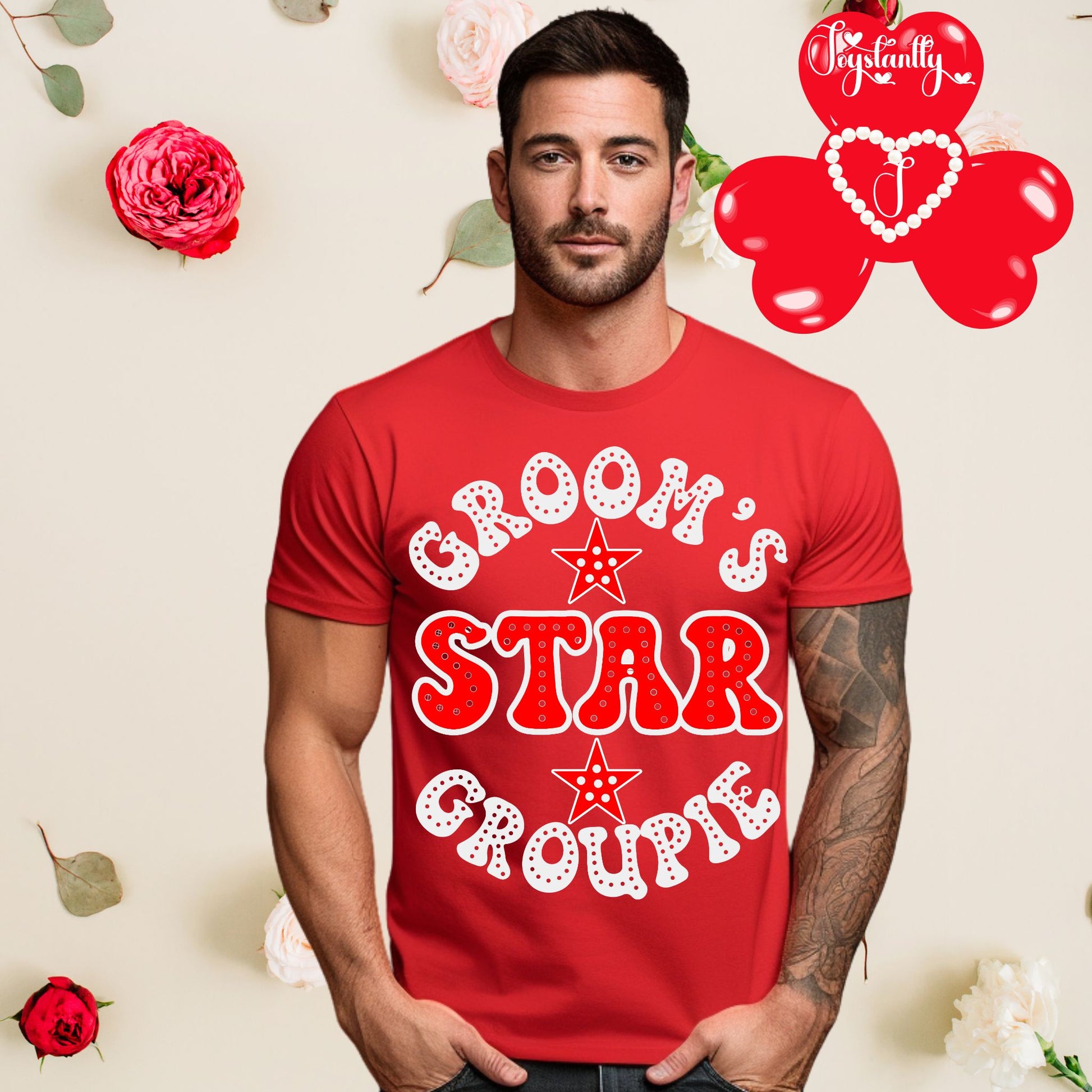 Red Tee. Funny Bachelor Party Shirt.