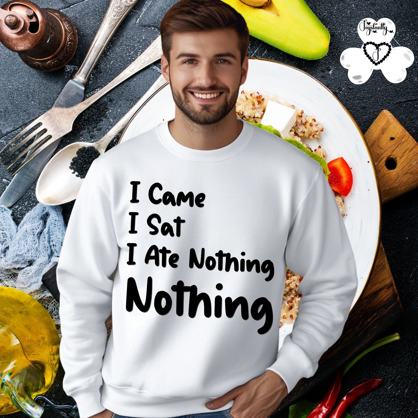Funny Bachelor's Party White Sweatshirt