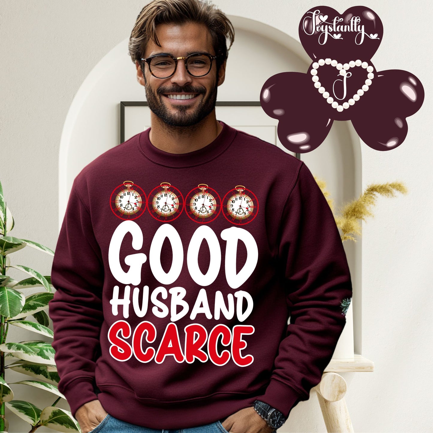 Funny Maroon Sweatshirt For Dads, Funny Maroon Sweatshirt For Husbands