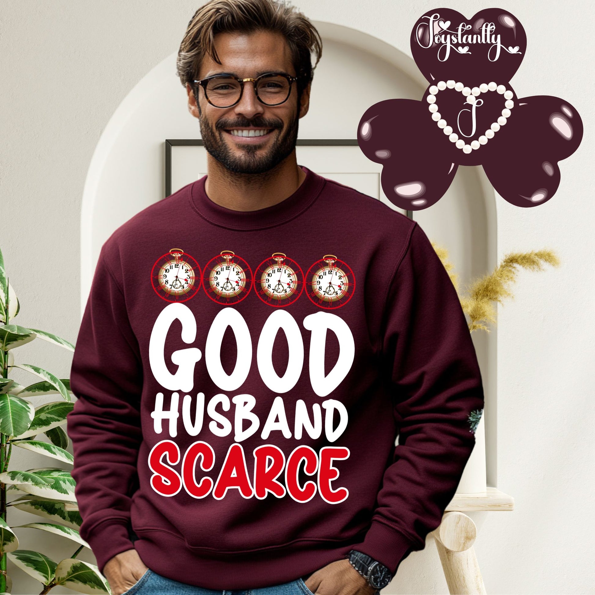 Funny Maroon Sweatshirt For Dads, Funny Maroon Sweatshirt For Husbands