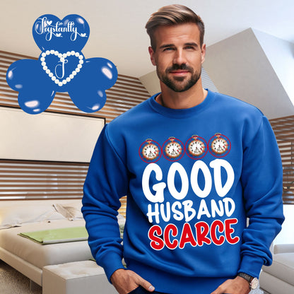 Funny Royal Blue Sweatshirt For Dads, Funny Royal Blue Sweatshirt For Husbands