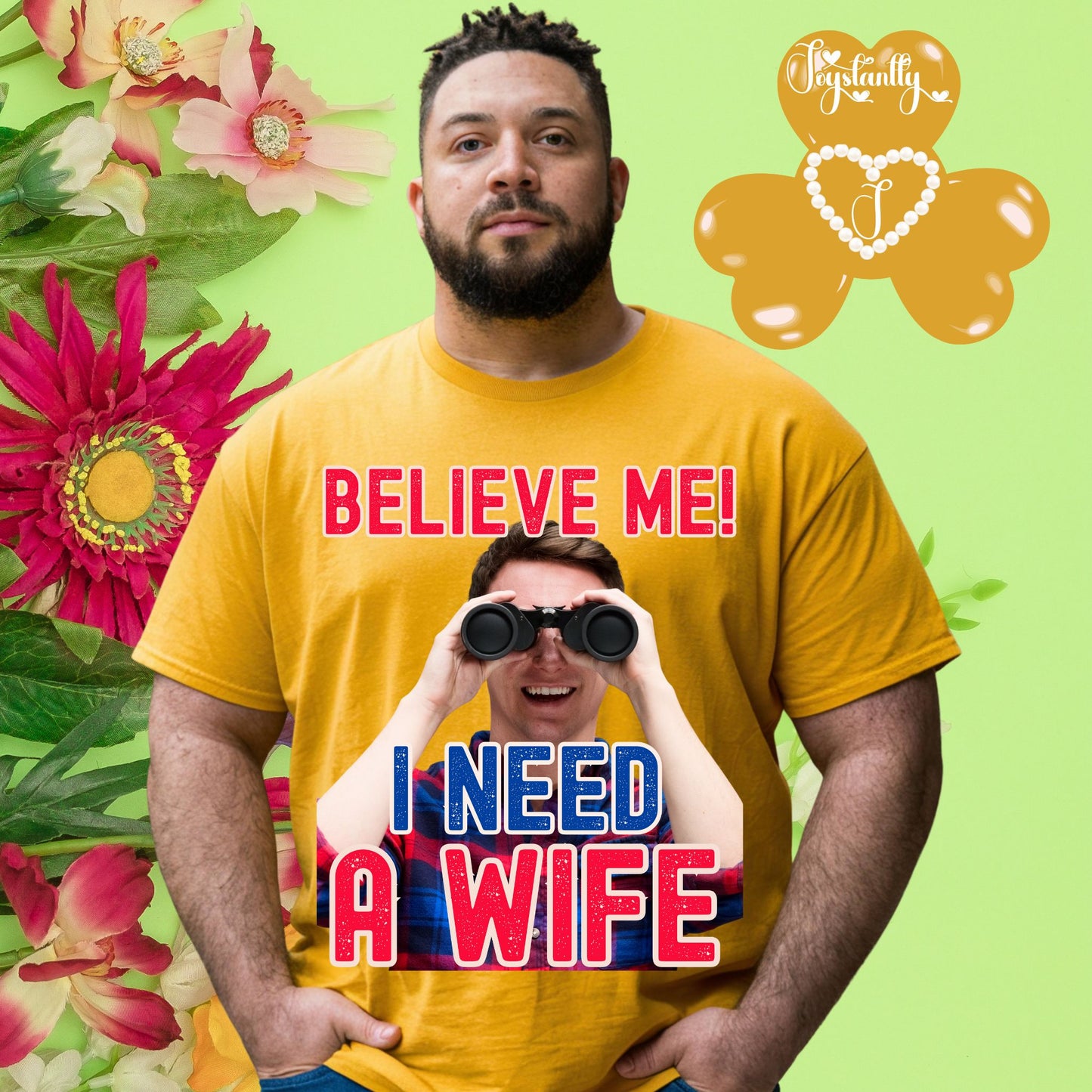 Funny Wedding Party Gold Shirt