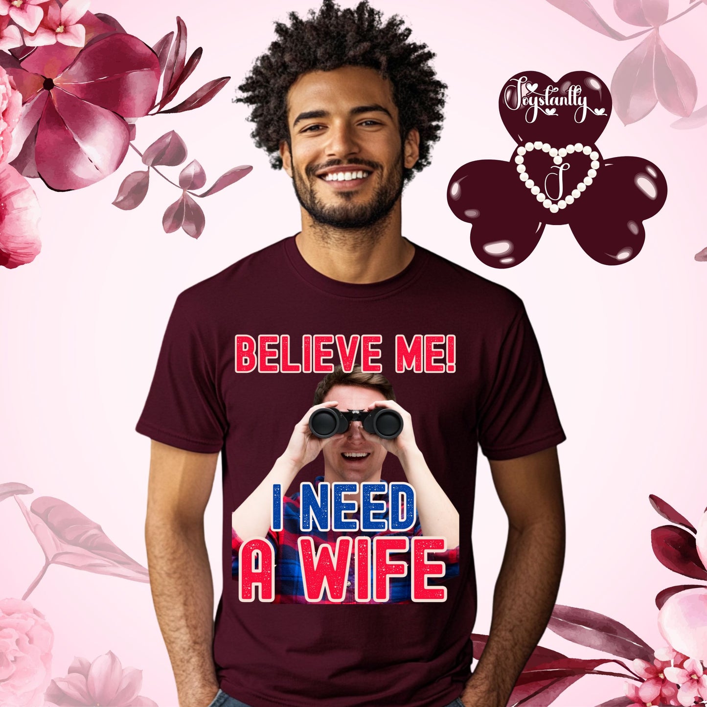 Funny Wedding Party Maroon Shirt