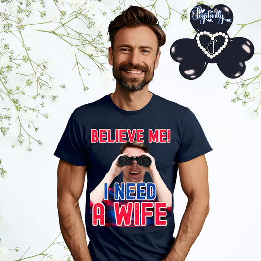 Funny Wedding Party Navy Blue Shirt