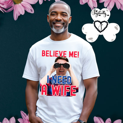 Funny Wedding Party White Shirt