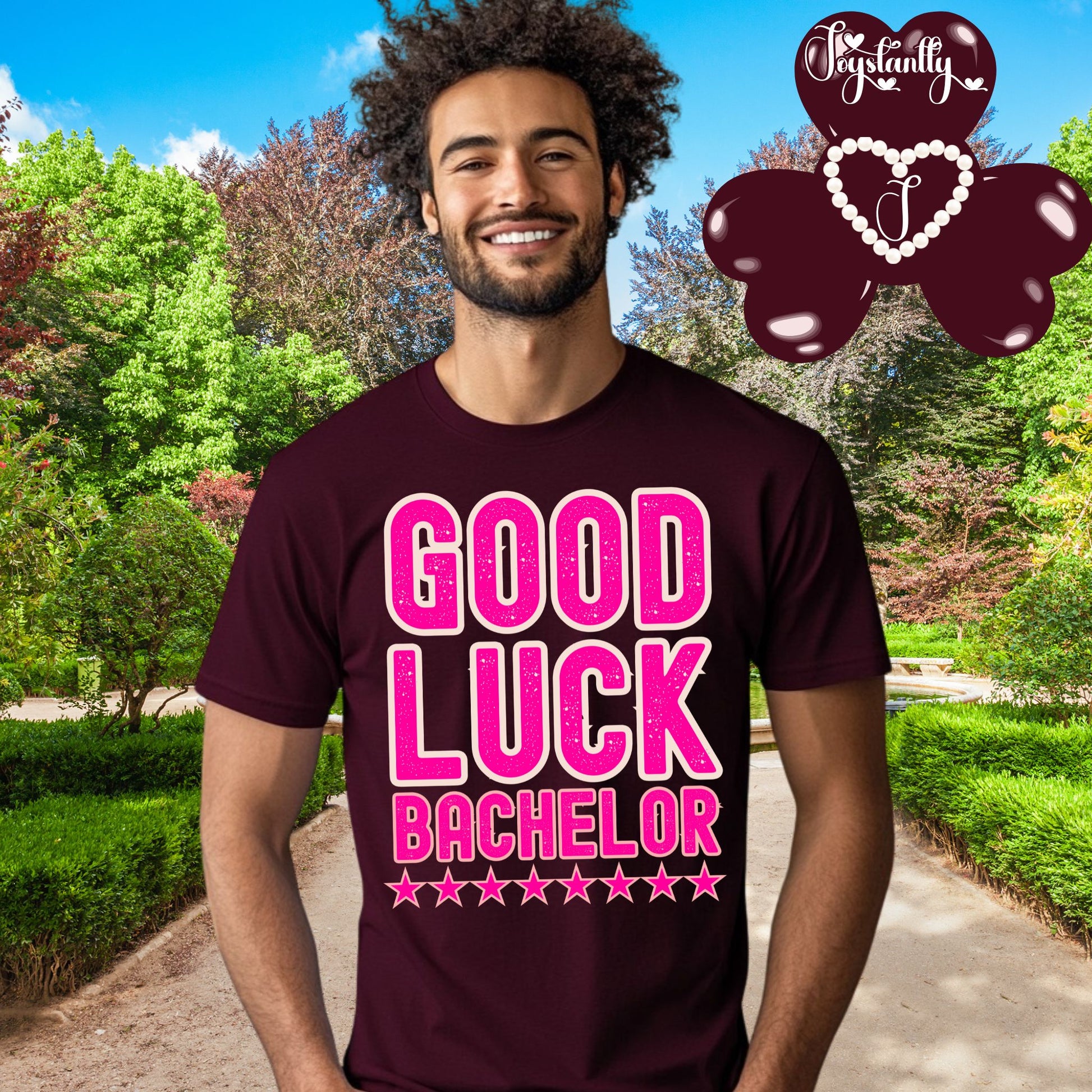 Maroon Shirt. Funny Groomsmen's Shirt
