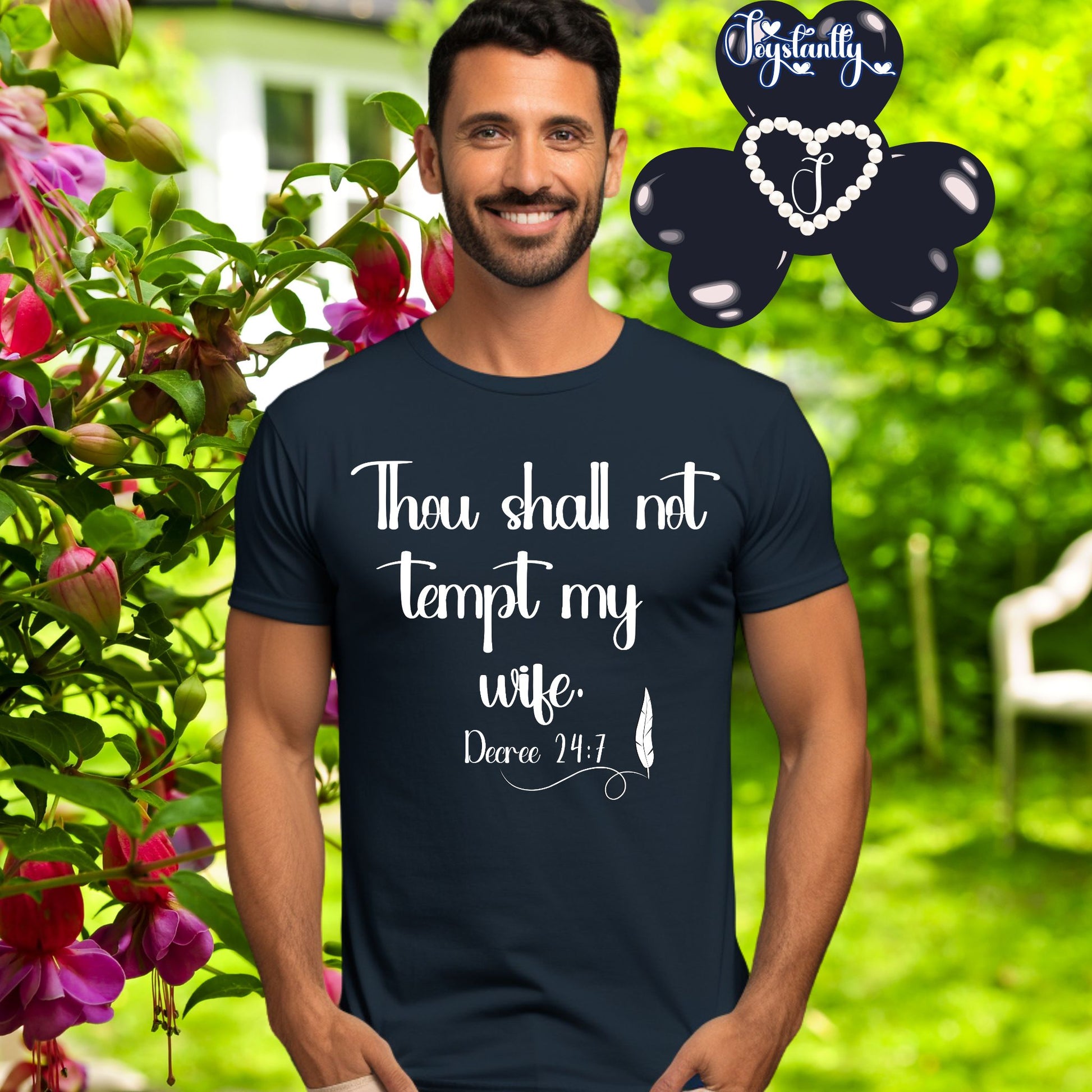 Navy Blue Shirt. Funny Shirt For Newlyweds 