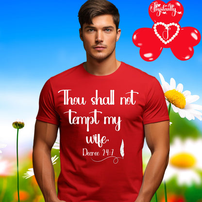 Red Shirt. Funny Shirt For Newlyweds 