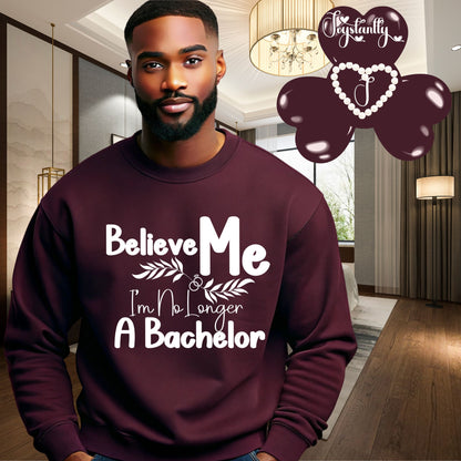 Funny Maroon Sweatshirt for Honeymoon. Honeymoon Sweatshirt For Grooms.