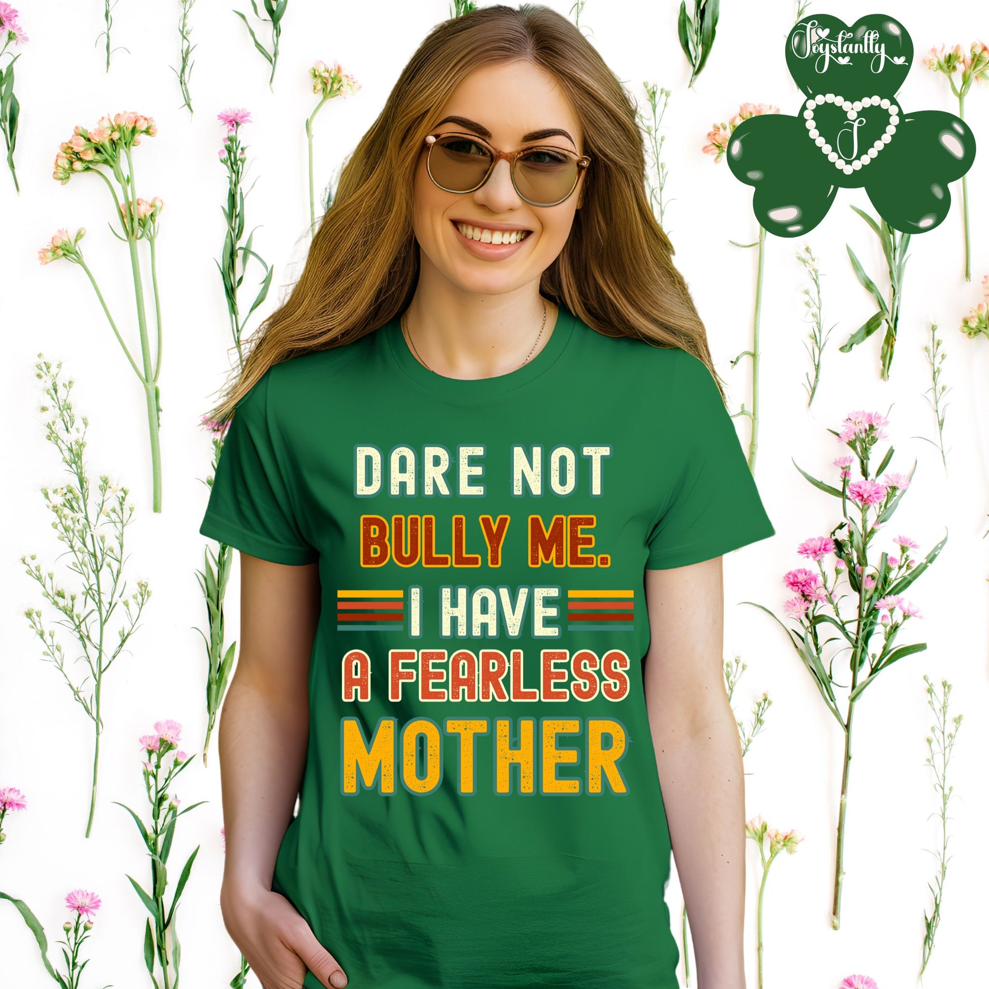 Perfect Shirt For Brave Moms. Mother's Day Kelly Green Shirt. Perfect Gift for Mothers