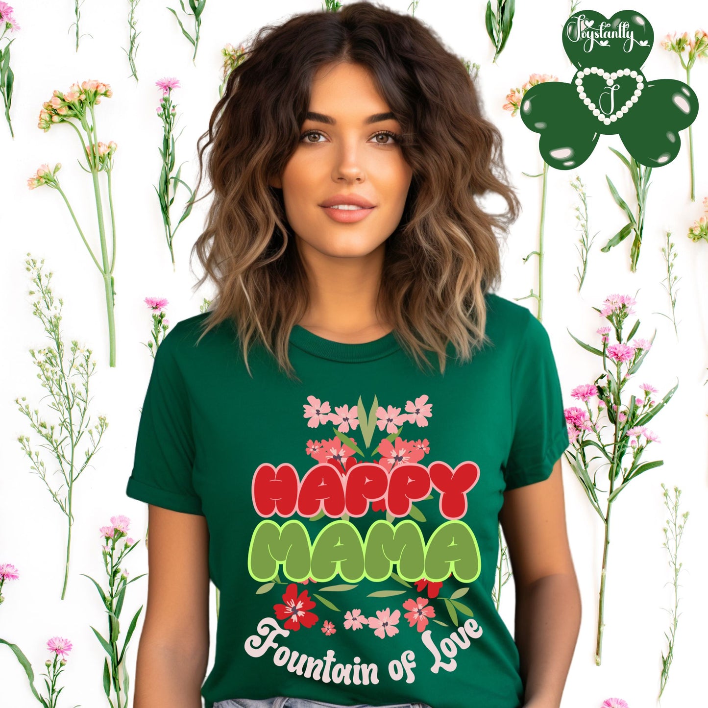 Perfect Shirt For Happy Moms. Mother's Day Kelly Green Shirt