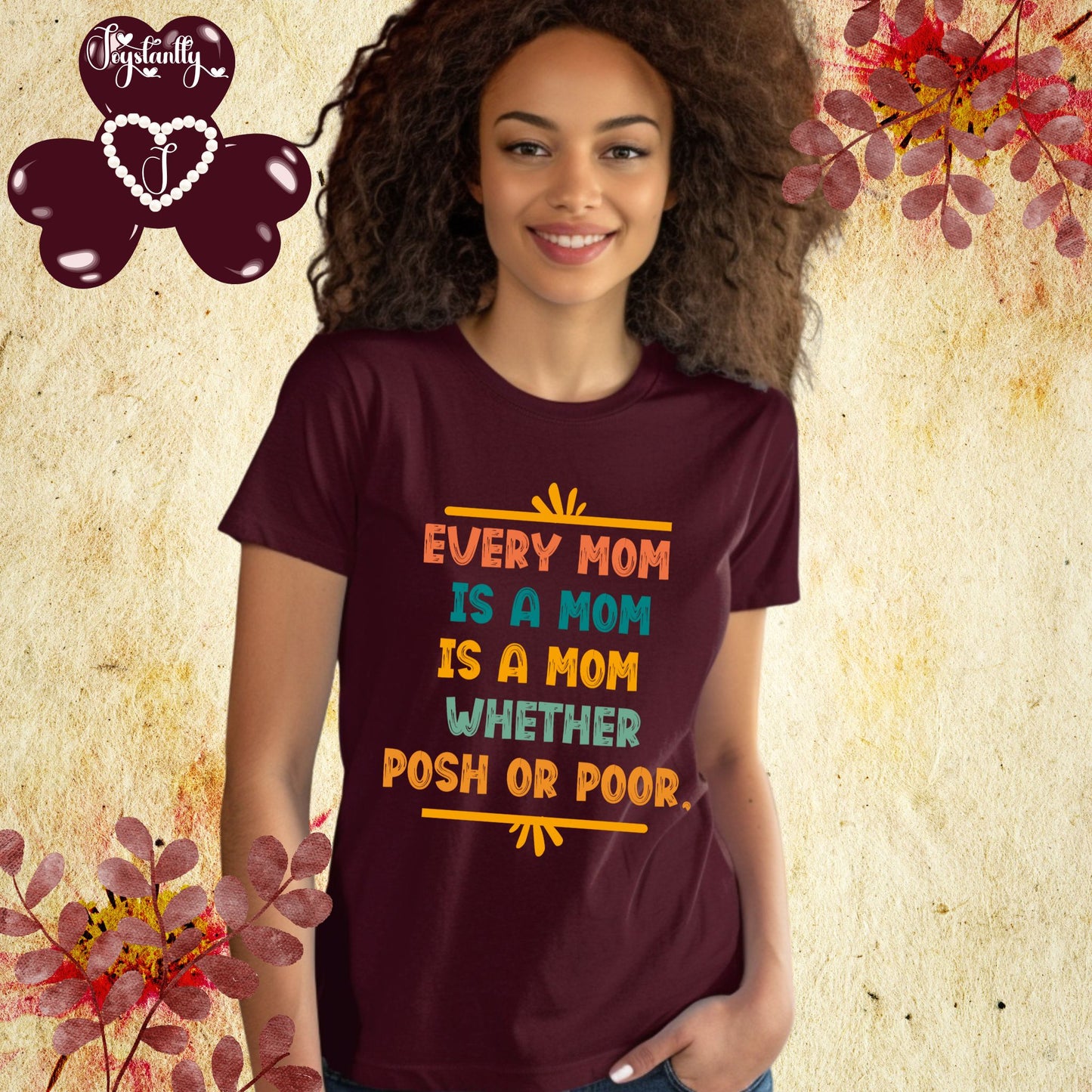 Perfect Shirt For Wise Moms. Mother's Day Maroon Shirt
