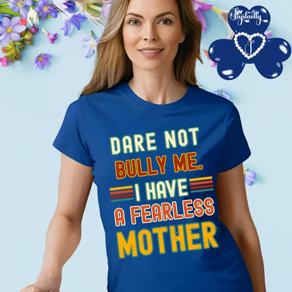 Perfect Shirt For Brave Moms. Mother's Day Royal Blue Shirt. Perfect Gift for Mothers