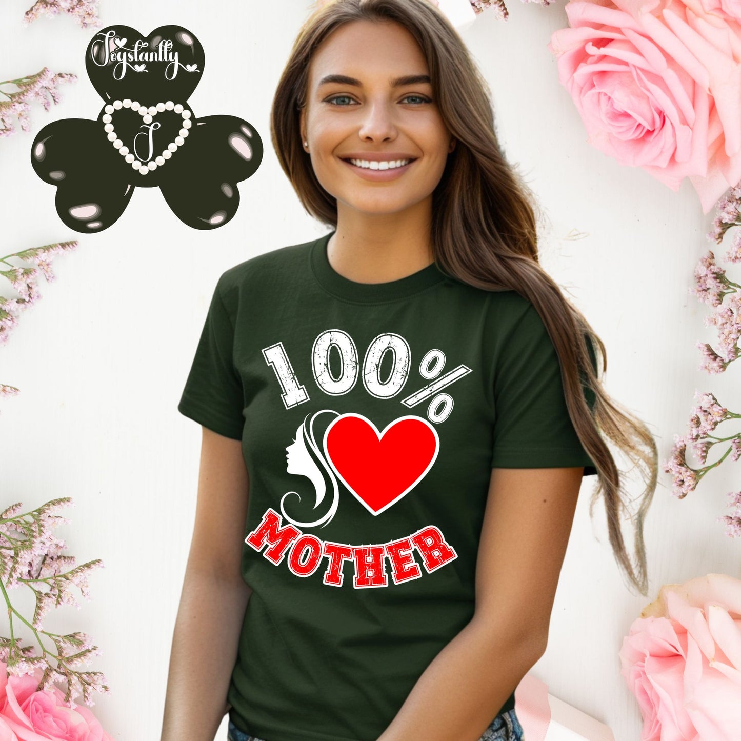Perfect Shirt For Confident Moms. Mother's Day Forest Green Shirt