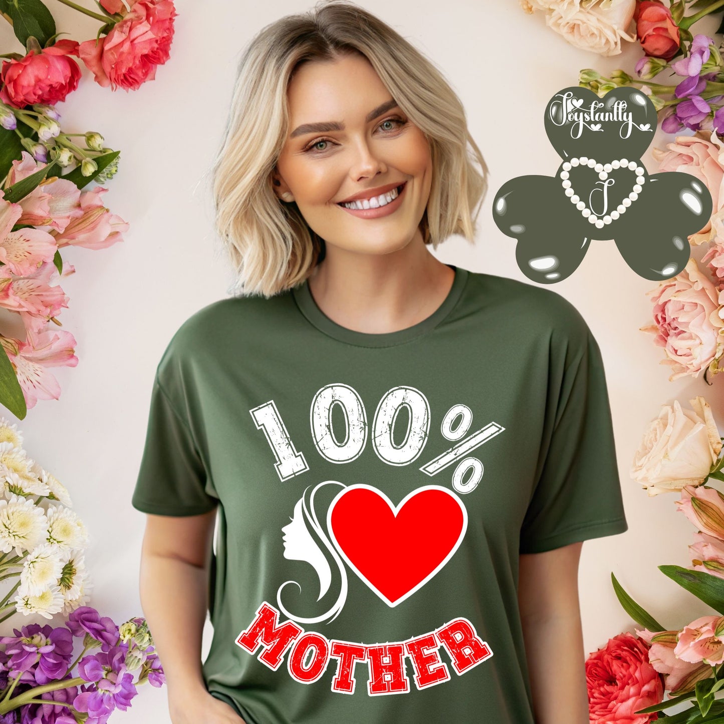 Perfect Shirt For Confident Moms. Mother's Day Military Green Shirt