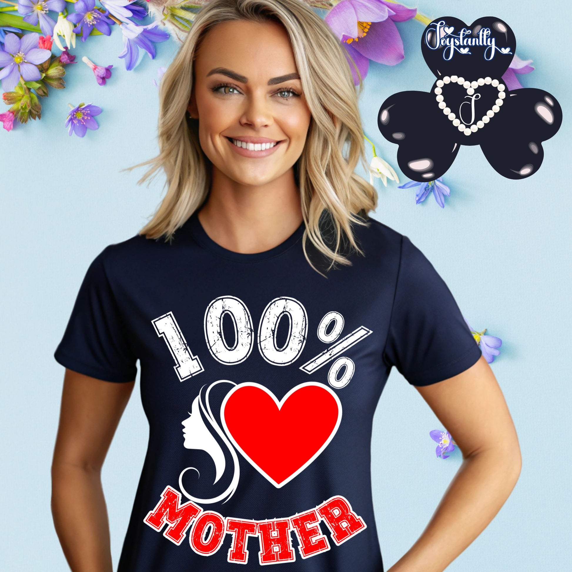 Perfect Shirt For Confident Moms. Mother's Day Navy Blue Shirt