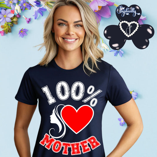 Perfect Shirt For Confident Moms. Mother's Day Navy Blue Shirt