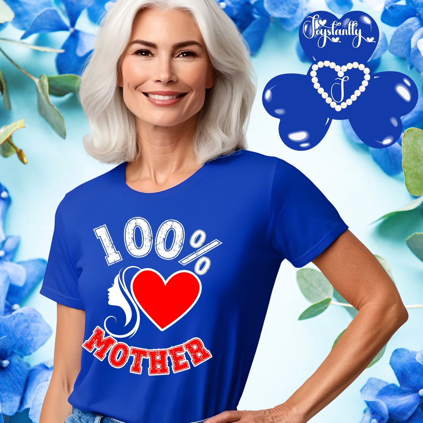 Perfect Shirt For Confident Moms. Mother's Day Royal Blue Shirt