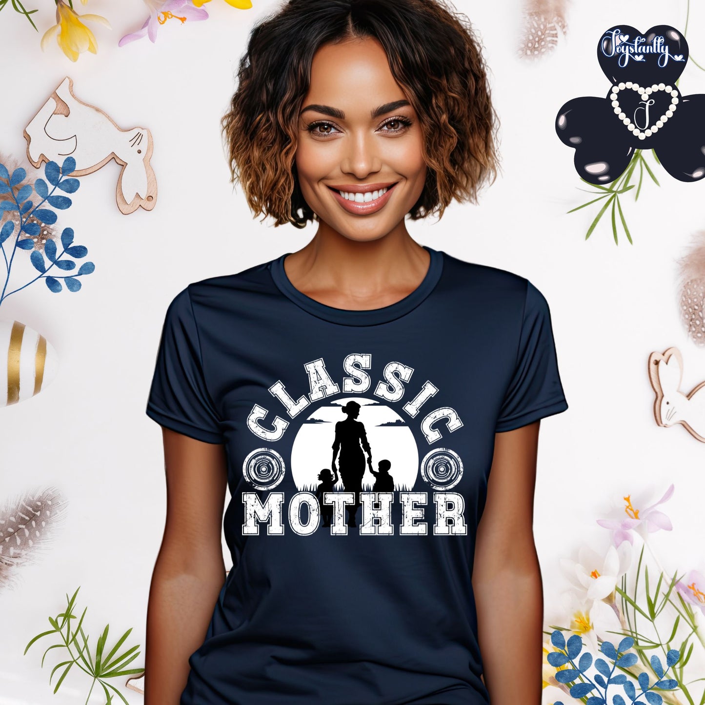 Perfect Shirt For Diligent Moms. Perfect shirt for moms. Navy blue shirt.