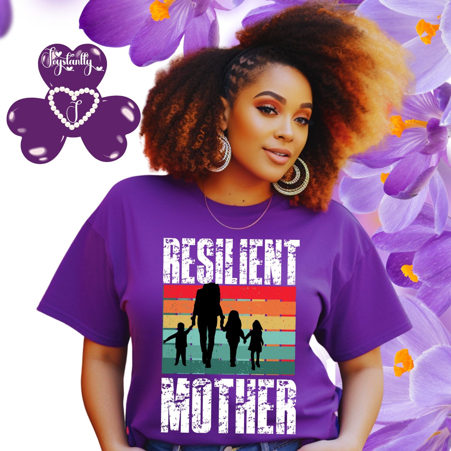Perfect Purple Shirt For Strong Moms. Perfect Shirt For Moms.